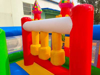 Коммерческий надувной батут «Циркачи» мульти, размер 6*5*4 м