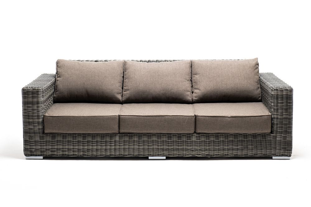 "Боно" лаунж-зона из искусственного ротанга, цвет графит