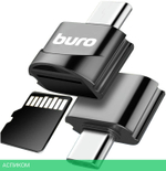 Картридер Buro BU-CR-201 черный