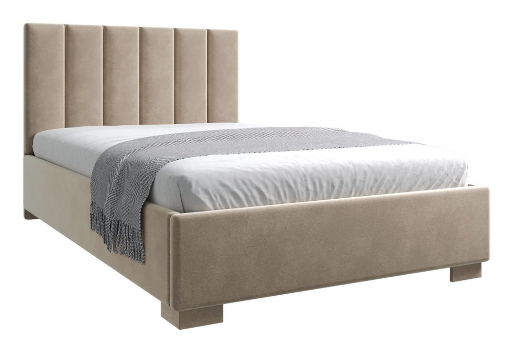 Кровать двуспальная, 120х200 Беатрис бежевый