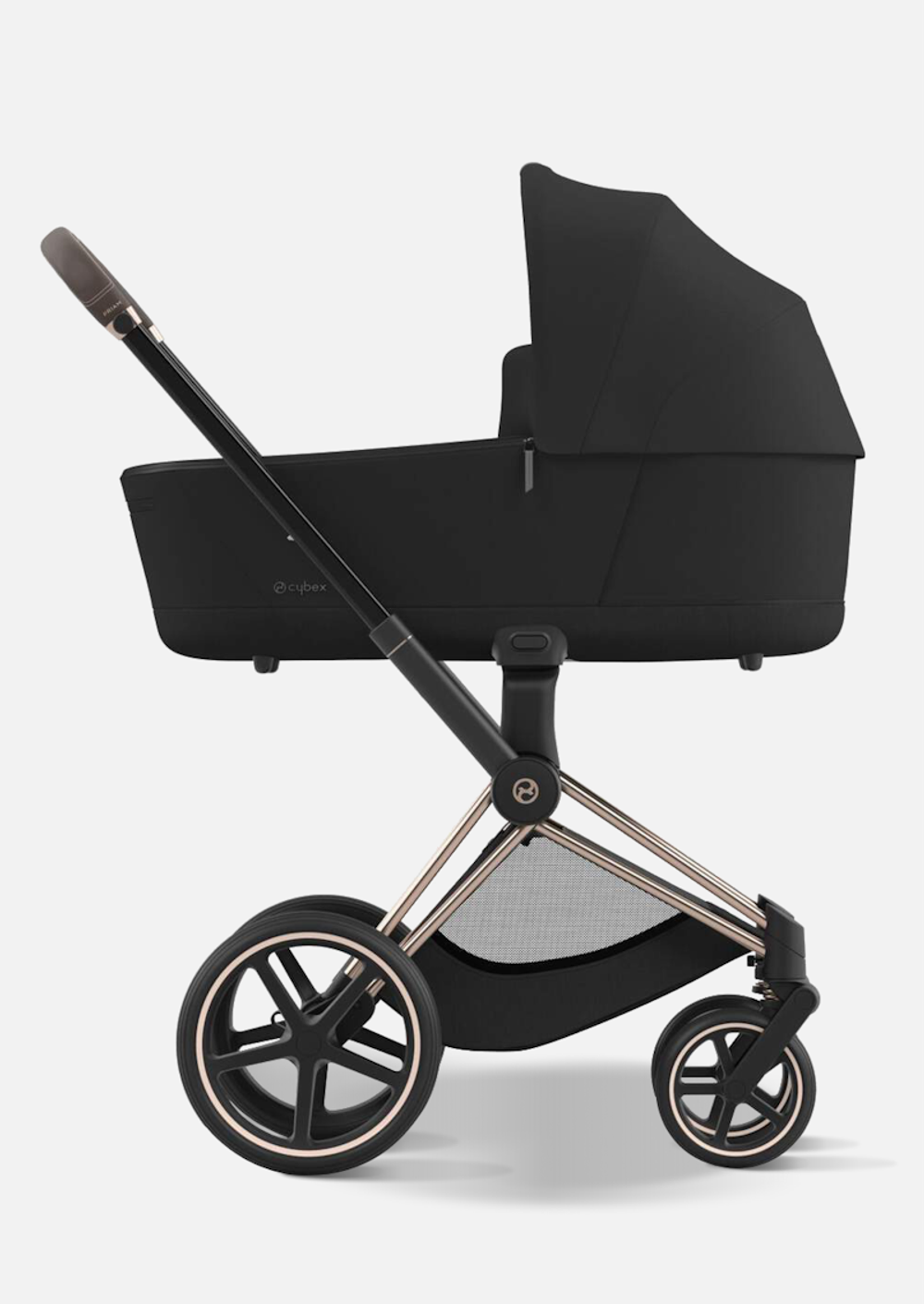 Cybex Детская коляска Priam IV Rosegold 2 в 1 цвет Sepia Black