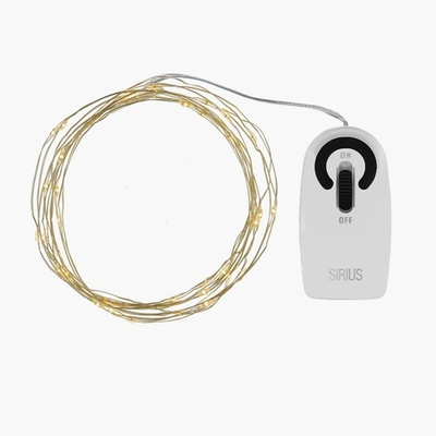 Гирлянда золотистая 3,9 м