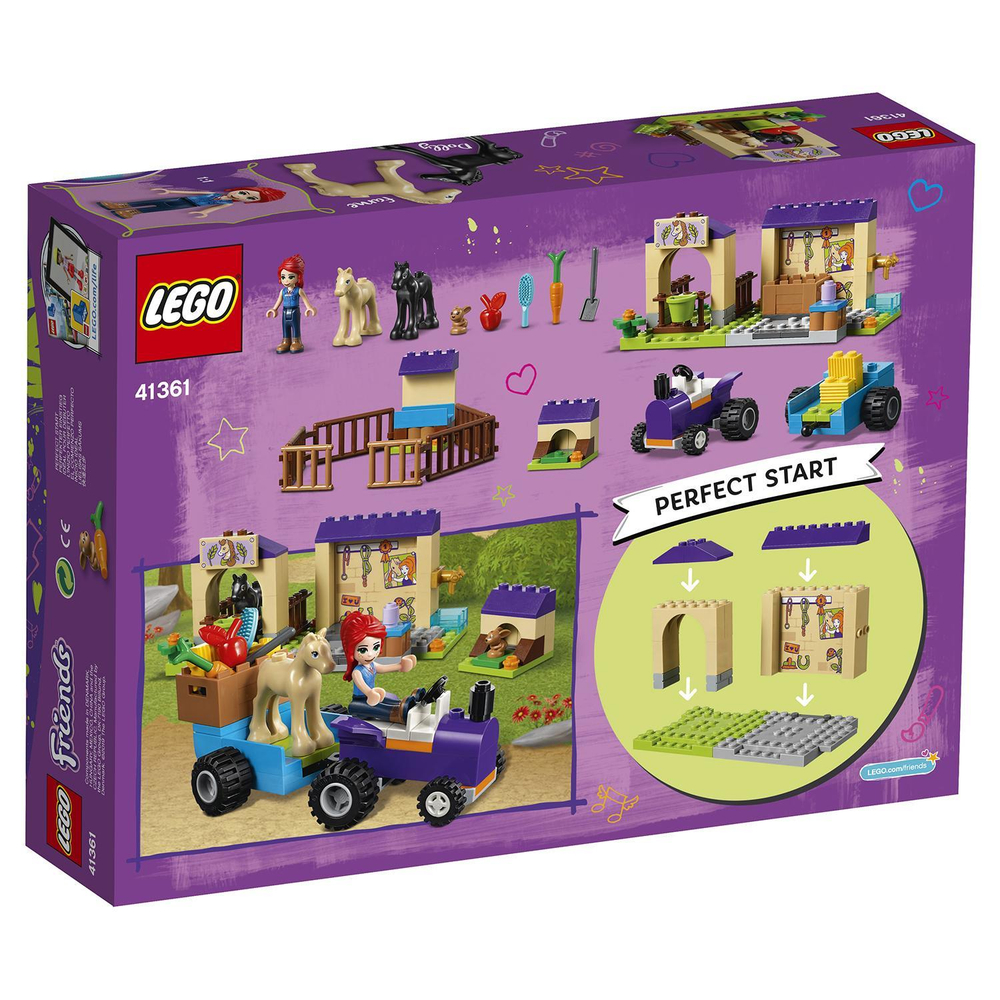 LEGO Friends: Конюшня для жеребят Мии 41361 — Mia's Foal Stable — Лего Френдз Друзья Подружки