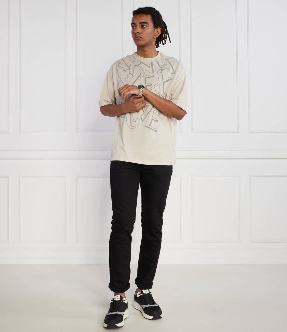 Футболка Armani Exchange - бежевый(6RZTBA ZJCEZ)