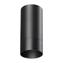 370865 OVER NT22 468 черный Светильник накладной IP20 GU10 9W 220V SLIM