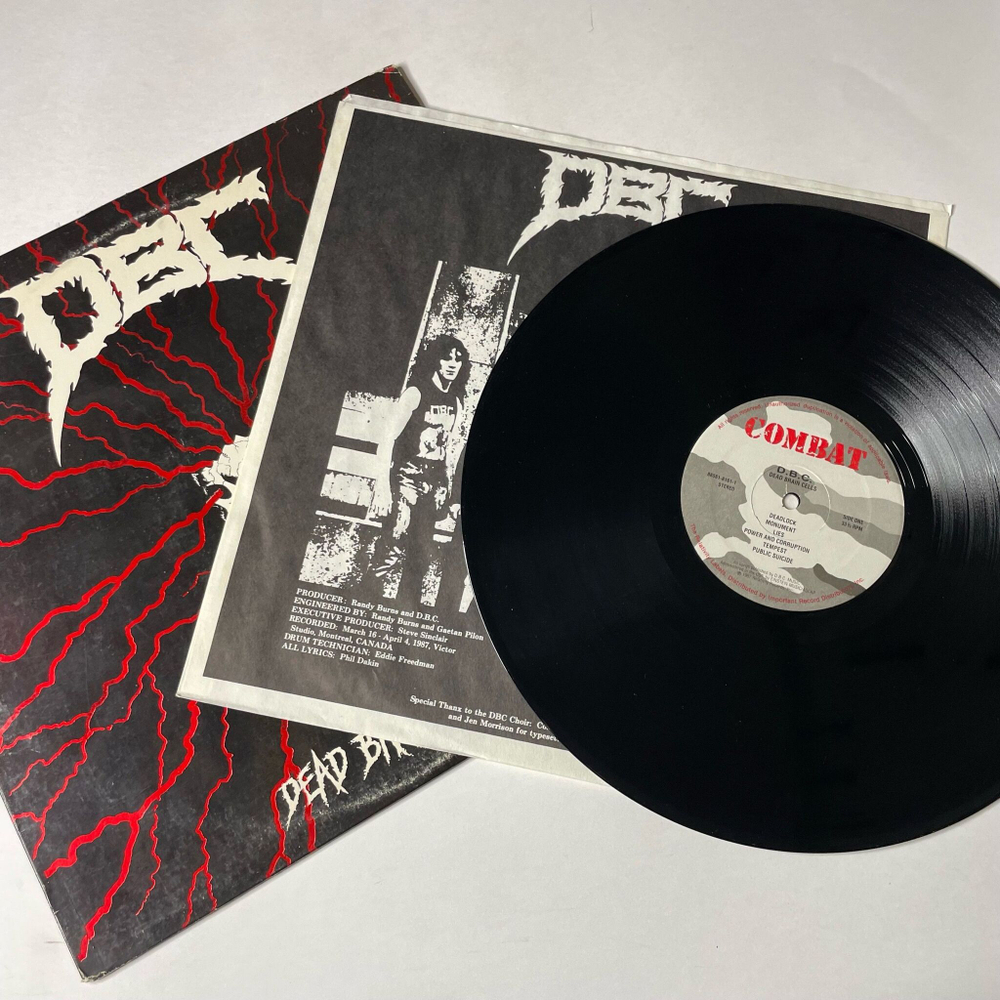 Винтажная виниловая пластинка LP D.B.C. Dead Brain Cells (USA 1987)