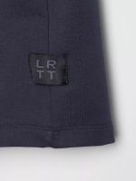 Черный костюм для девочки с шортами бермудами