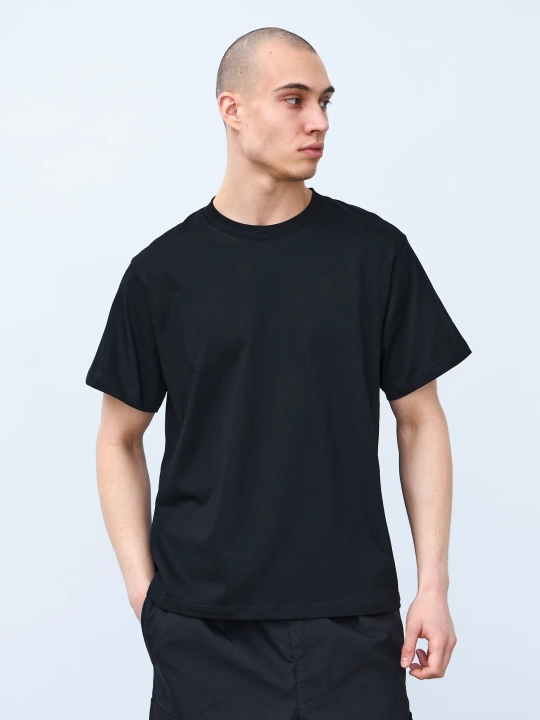 Футболка базовая (черный) 190 гр
