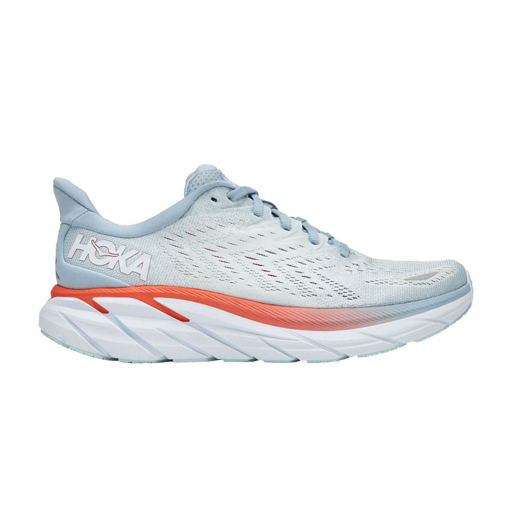 Кроссовки женские HOKA W CLIFTON 8 WIDE Blue Fog / Plein Air