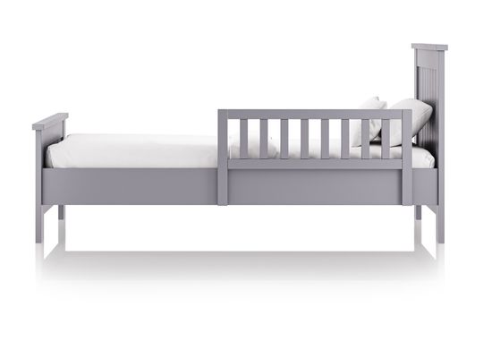 Кровать подростковая Wood (серый)