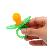 5017608 Прорезыватель силиконовый «Ягодка - пустышка», цвет желтый