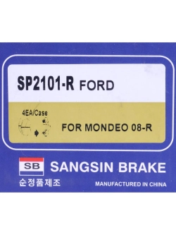 Колодки тормозные FORD Mondeo (07-),Kuga задние (4шт.) SANGSIN