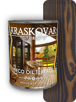 Масло для террас Kraskovar Deco Oil Terrace антрацит