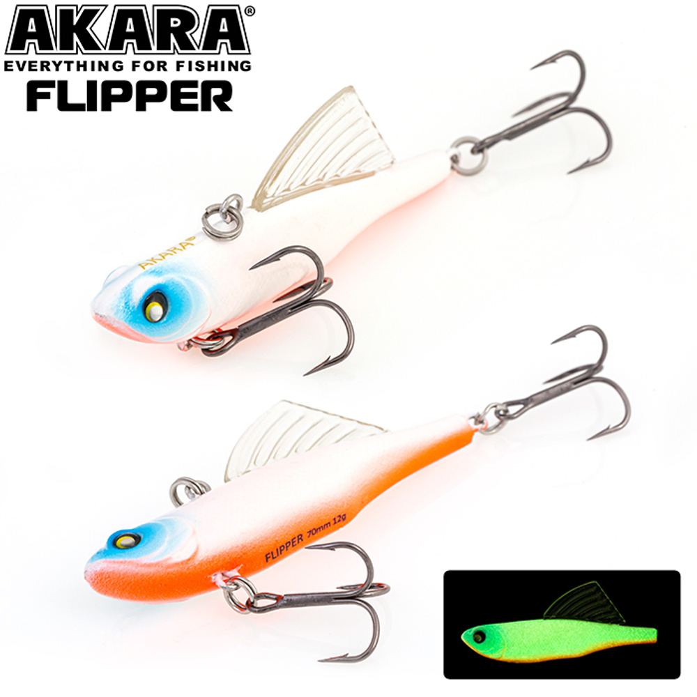 Воблер Akara раттлин Flipper 70 мм 12 гр. (3/7 oz 2,8 in) A 7