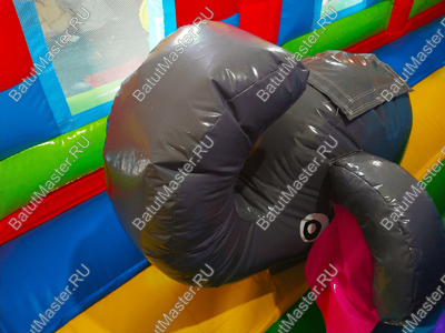 Надувной батут "Попугайчики"