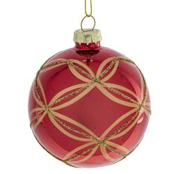 GAEM Набор из 12шт Украшение новогоднее "Шар", D 8 см, L35 W25 H8,5 см