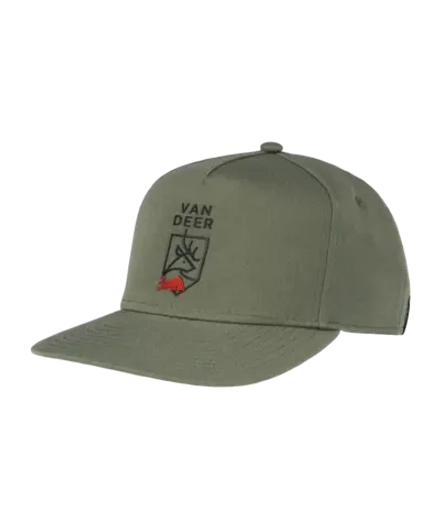 VAN DEER бейсболка Classic Flat Cap OSFA (khaki)