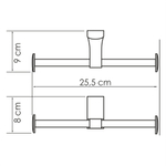 Leine K-5096D Держатель туалетной бумаги, двойной