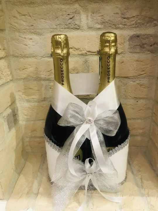 Украшение на шампанское