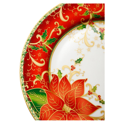 Тарелка обеденная 27см Lamart Palais Royal Рождественская звезда