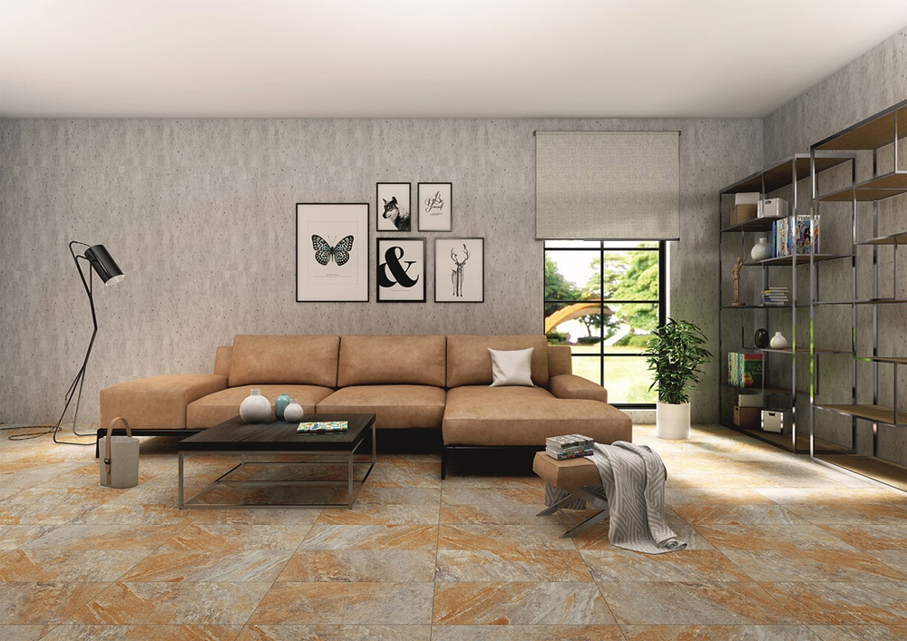 Глазурованный керамогранит Kerama Marazzi Бергамо 30x60 см 1.62 м² матовый цвет серо-бежевый