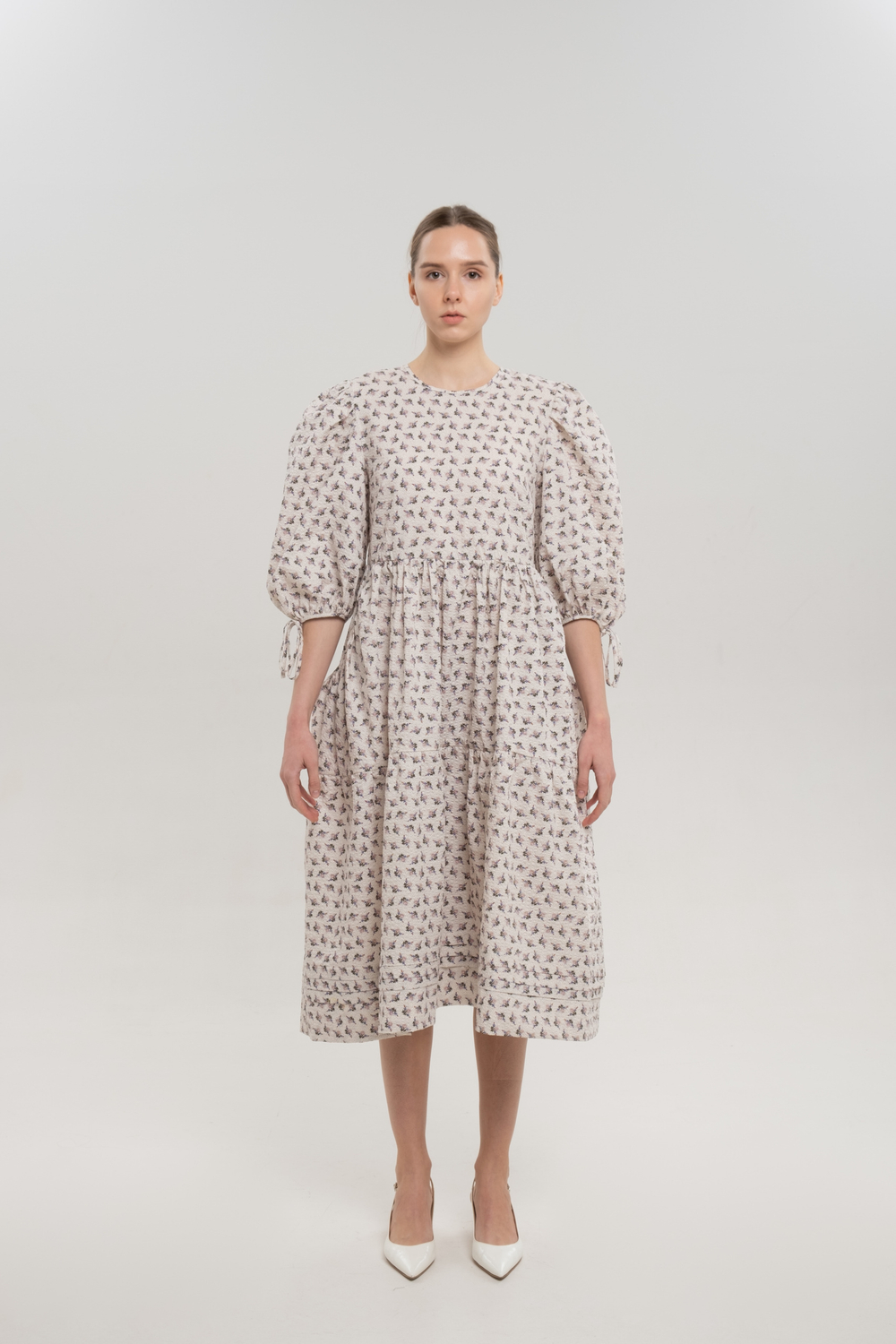 Платье "Жатка", бежевый