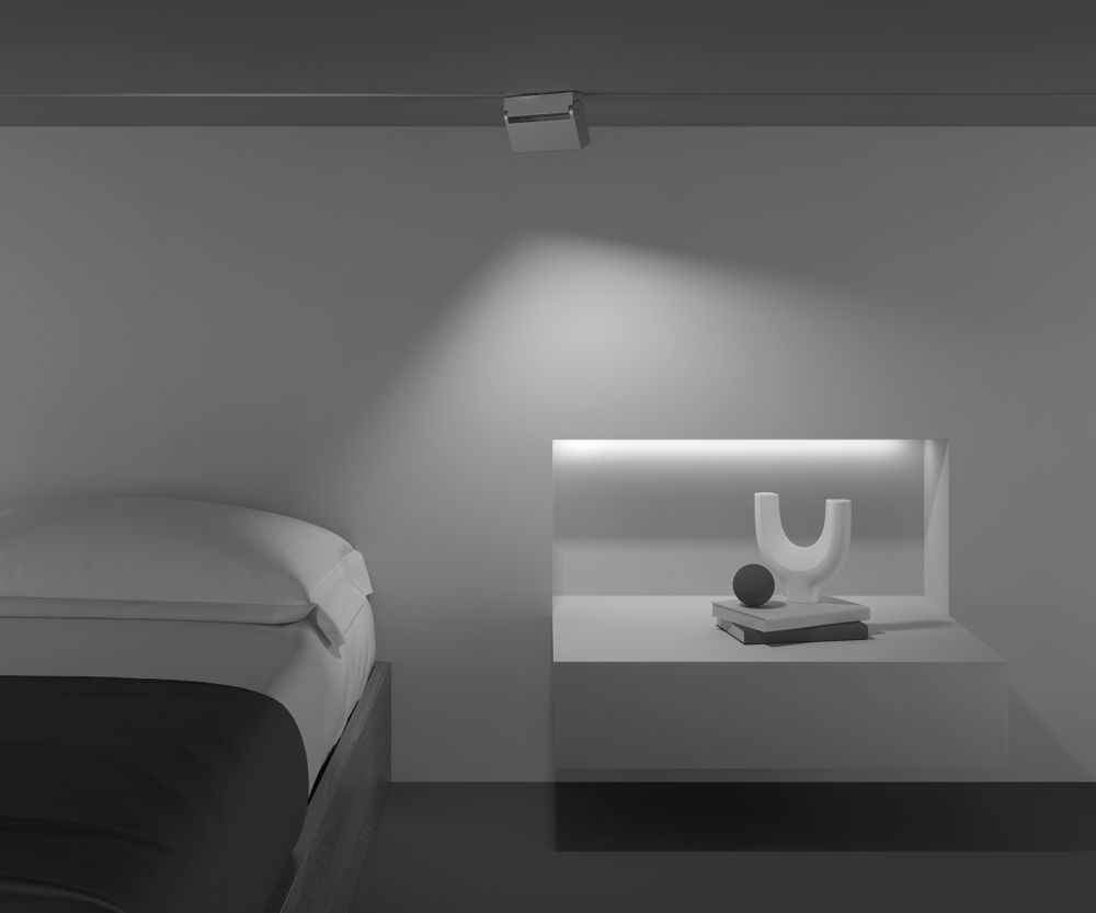 Трековый магнитный светодиодный светильник Maytoni Points Rot Gravity TR077-2-10W3K-W