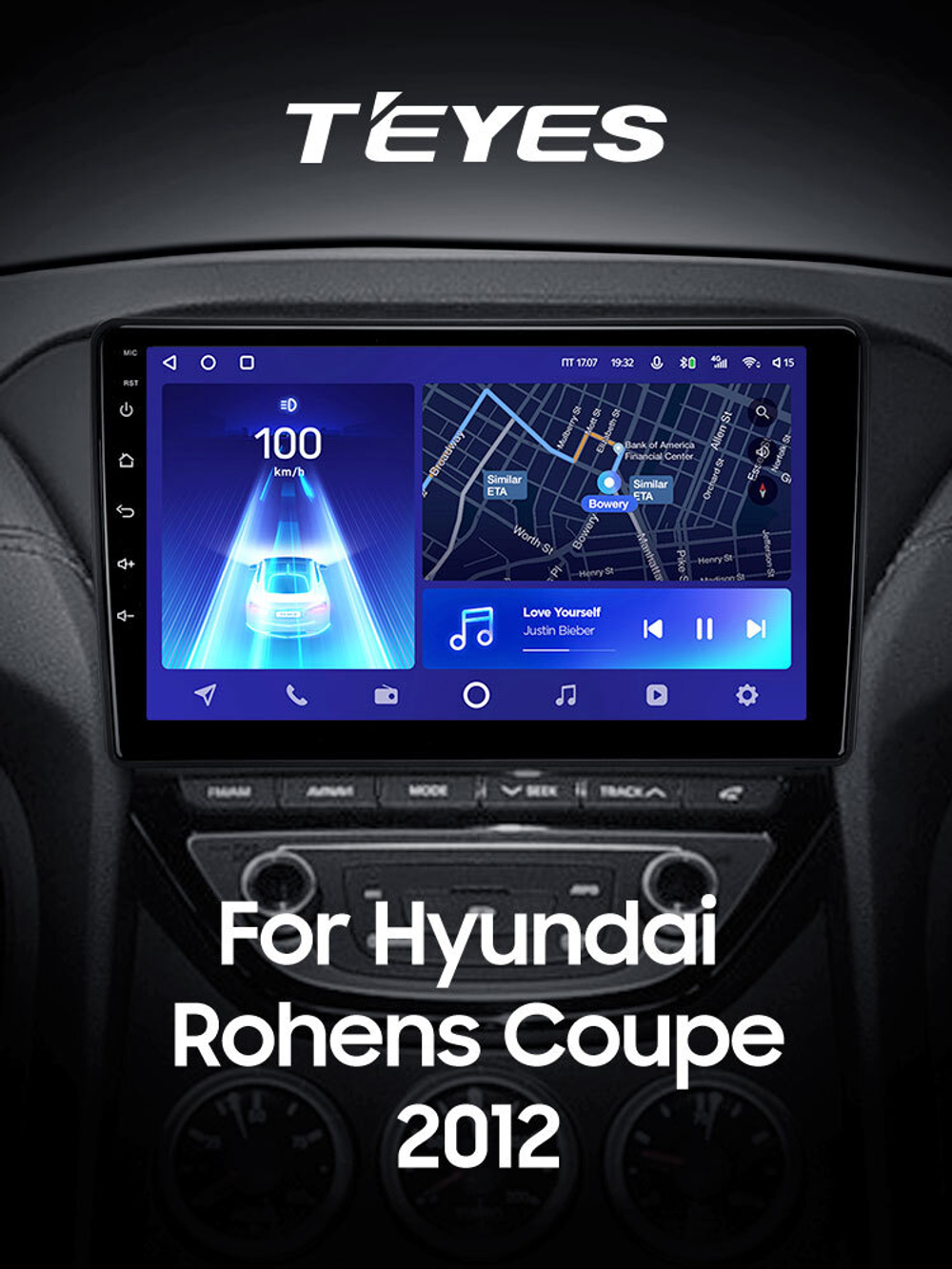 Teyes CC2 Plus 9" для Hyundai Rohens Coupe 2012