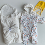 Комплект на выписку "Птенчик" (5 пр.) - осень