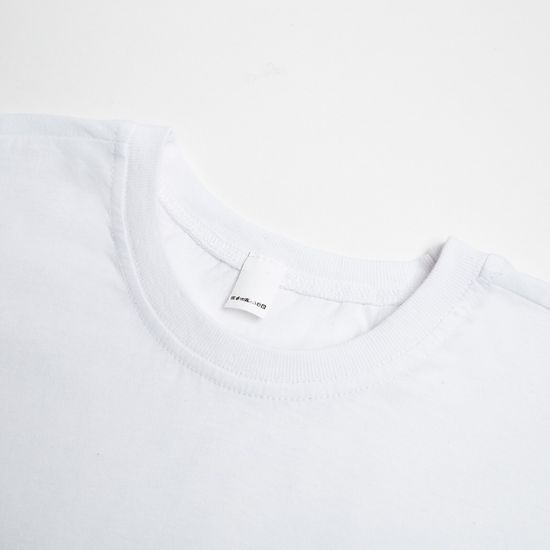 Купить футболку мужскую из хлопка цвет  белый