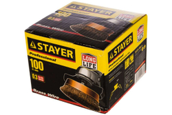 Щетка чашечная MASTER (100 мм; М14) для УШМ STAYER 35125-100_z01