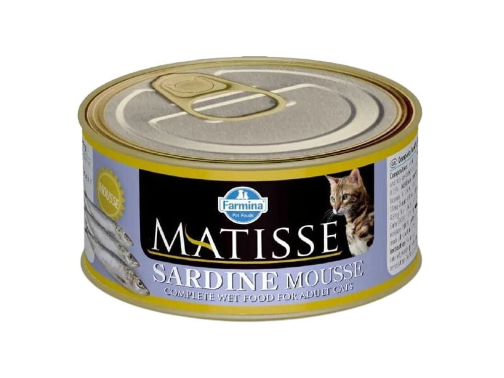 Farmina Matisse 85г конс. Sardine Mousse Влажный корм для кошек Сардина