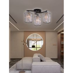 Люстра Rivoli June 1062-303 3хЕ27 60 Вт хрусталь | Rivoli