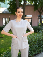 Костюм медицинский женский | Бл-385+Б-137 либерти люкс