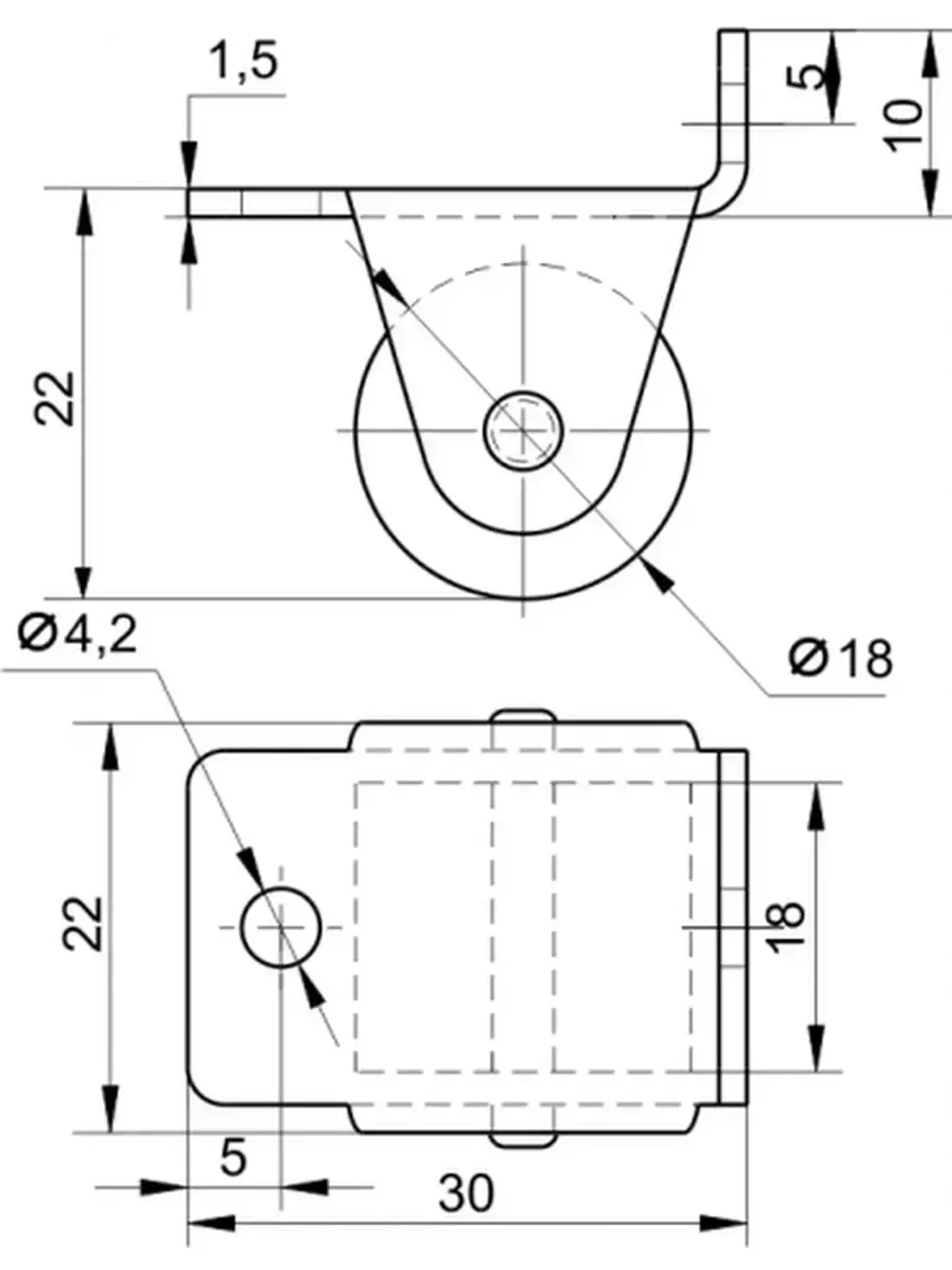 Мебельные колеса, выдвижные ролики диванов, шкафов, кроватей