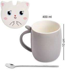 GAEM Art MUG-351/1 Кружка «Котик танцует. Будь как котик!»