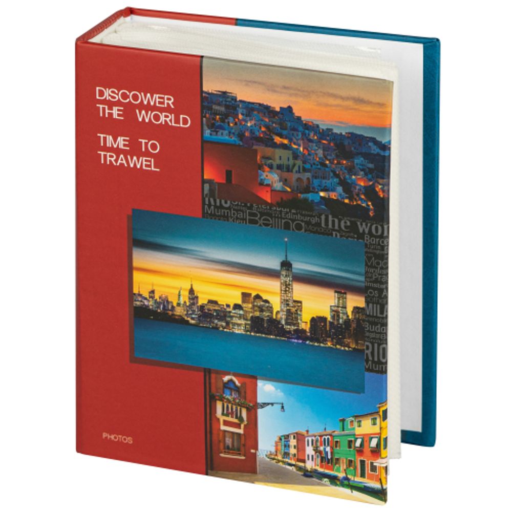 Фотоальбом Image Art IA-100PP серия 388 города термосварка 50 листов 100 фотографий размер 10х15 | Image Art