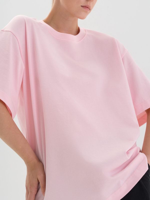 Футболка плотная Розовая - фото 5