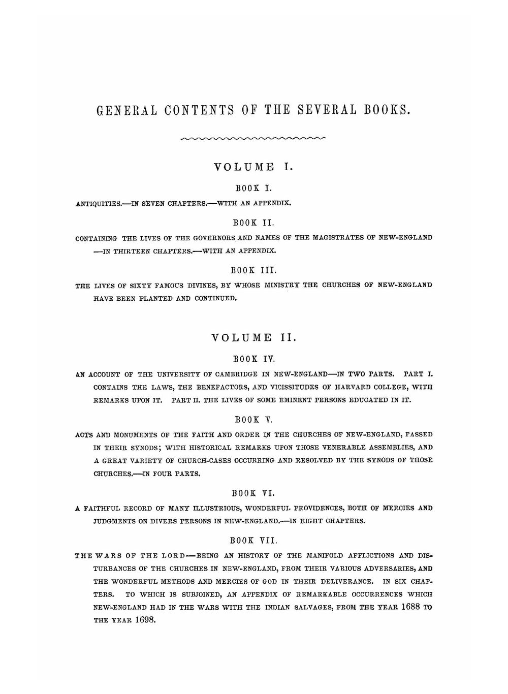 Magnalia Christi Americana | Cotton Mather