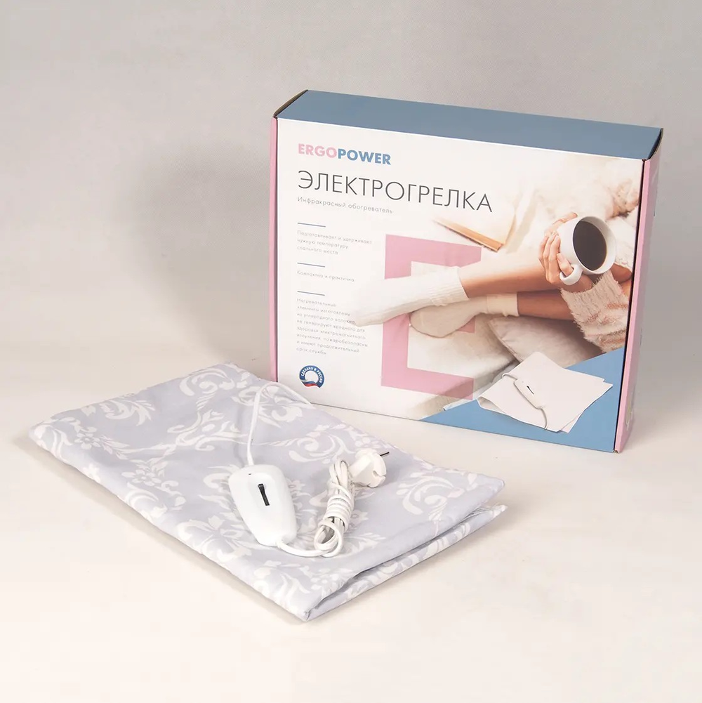 Электрогрелка Ergopower ER-901, 40×50 см