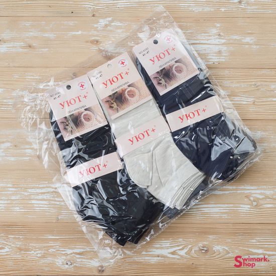 Набор мужских носков УЮТ 6090, 12 пар в уп.