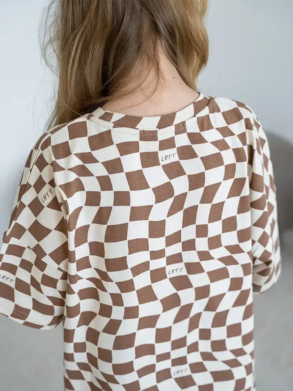 Костюм для девочки летний в клетку