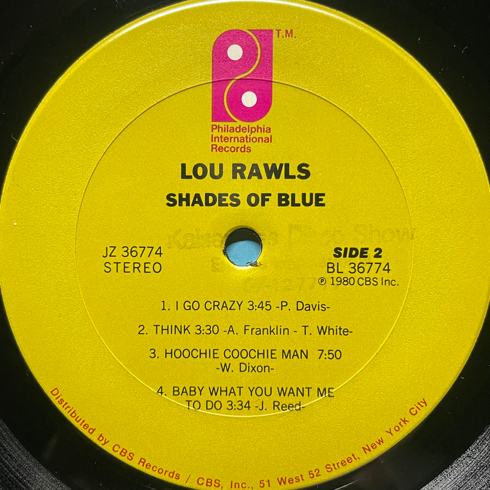 Lou Rawls ‎– Shades Of Blue (США 1980г.)