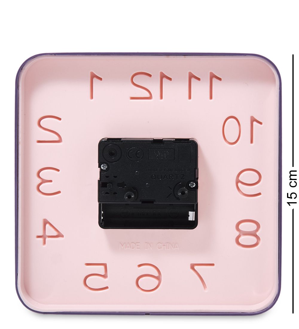 CL-60/1 Часы «Квадрат» розовый