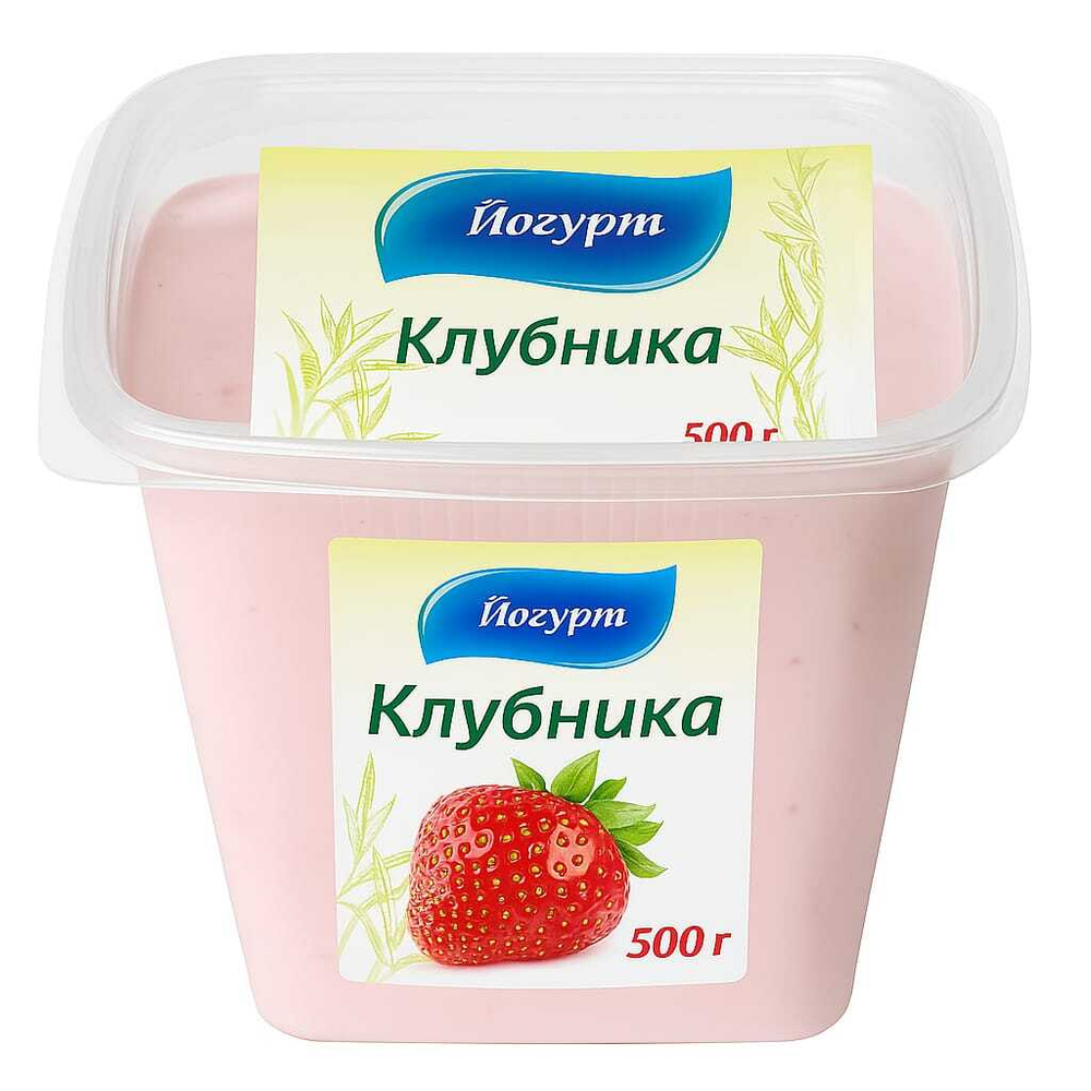 Йогурт Киреево Клубника 500 гр