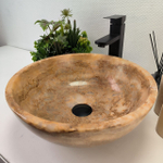 Каменная раковина из оникса Bowl Yellow Small TinLip BO-02892 (40*40*15) 140