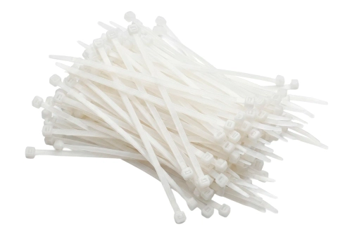 Хомут стяжка 7,6х500 нейлон белый 100 шт/упак