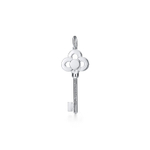 Подвеска из белого золота с бриллиантами, Tiffany 💎key. В наличии