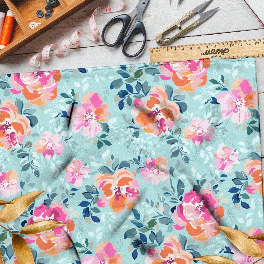 Ткань бифлекс аромат лета