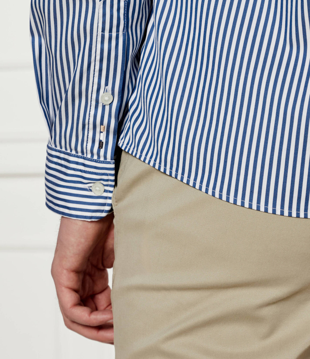 Рубашка Roan BOSS BLACK - голубой(50520285)